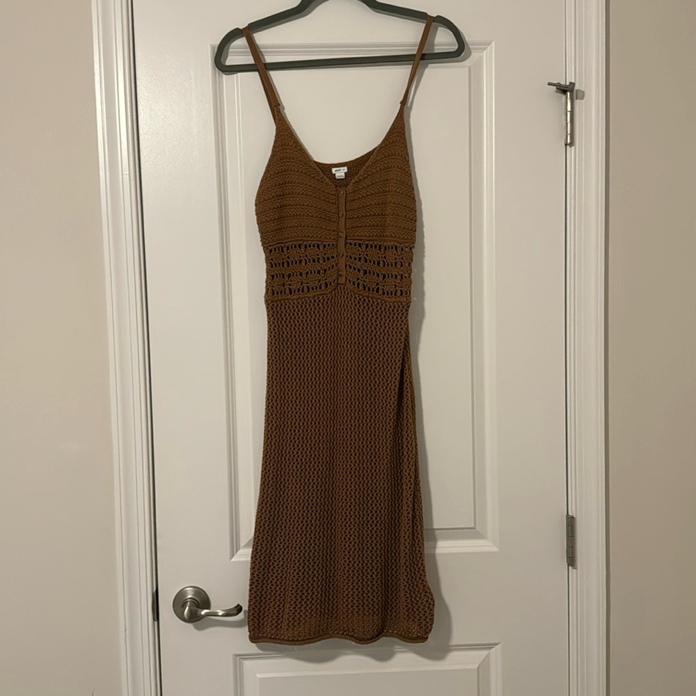 Aerie Crochet Cover Up Dress